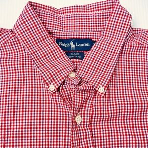 POLO RALPH LAUREN MEN'S BUTTON DOWN SHIRT SHORT SLEEVE SIZ XXL